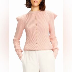 Ted Baker Sunniie Puff Shoulder Jumper, Light Pink new with tags size 2